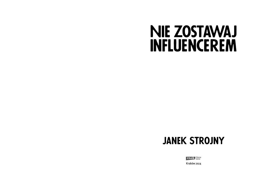 Nie zostawaj influencerem - tantis.pl