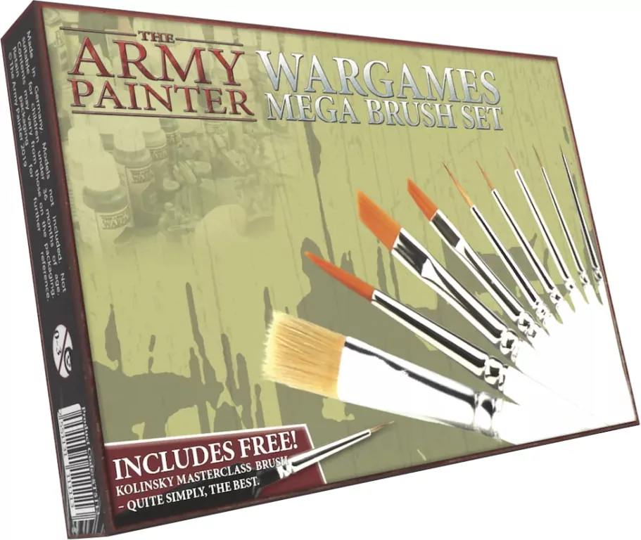 The Army Painter: Wargames Mega Brush Set (stara edycja) - tantis.pl