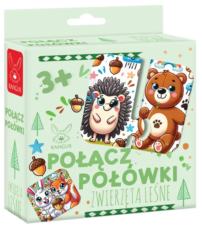 Połącz Połówki. Zwierzęta Leśne - tantis.pl