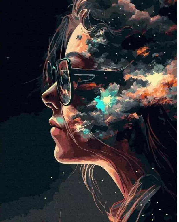 Malowanie po numerach. Sztuczna inteligencja 40x50 - tantis.pl