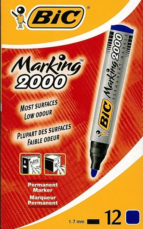 Marker Marking 2000 okrągły niebieski  BIC - tantis.pl