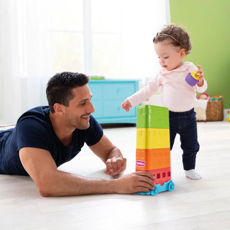 Toomies Autobus piramidka TOMY - tantis.pl