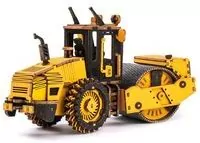 Puzzle drewniane 3D. Walec drogowy - tantis.pl