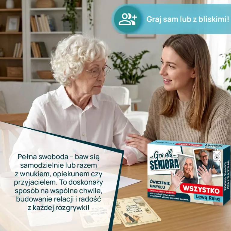 Gra dla Seniora. Wszystko lewą ręką - tantis.pl