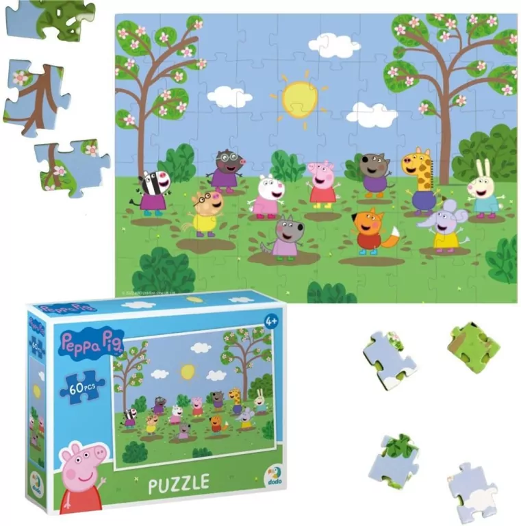 Puzzle 60. Peppa Pig - tantis.pl