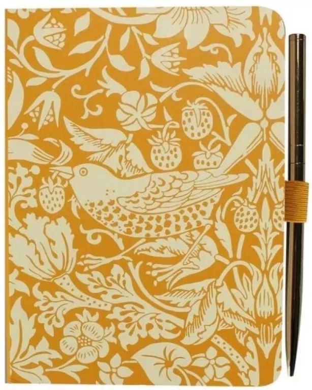 ACS William Morris Notatnik A6+długopis Strawberry - tantis.pl