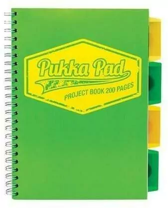 Kołozeszyt Pukka Pad B5 Project Book Neon zielony - tantis.pl