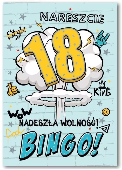 Kartka okolicznościowa 18 - tantis.pl