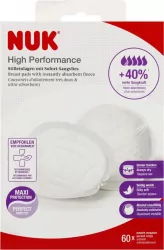 NUK. High Performance. Wkładki laktacyjne. 60 sztuk