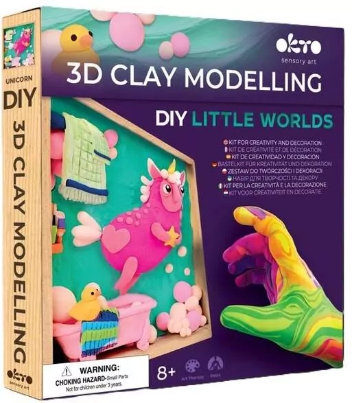 Zestaw DIY z masy plastycznej Jednorożec - tantis.pl
