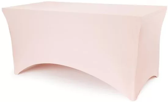 Pokrowiec na stół bankietowy brudny róż