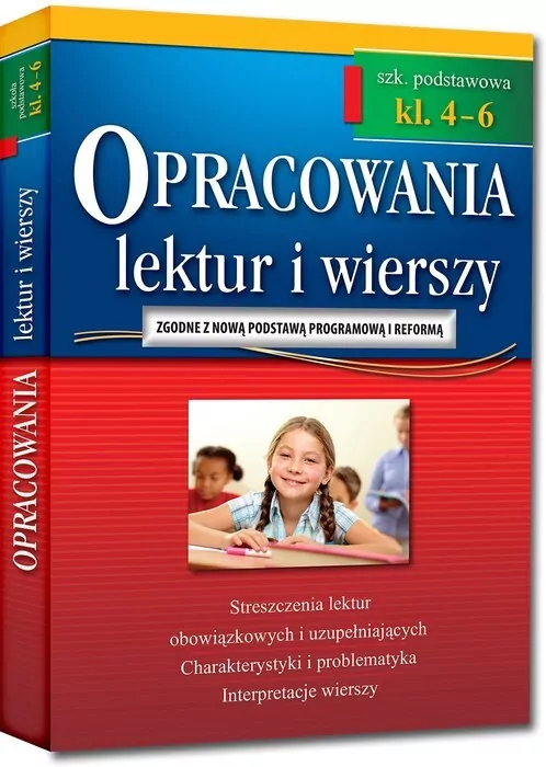 Opracowania lektur i wierszy. Szkoła podstawowa, Klasa 4-6 - tantis.pl