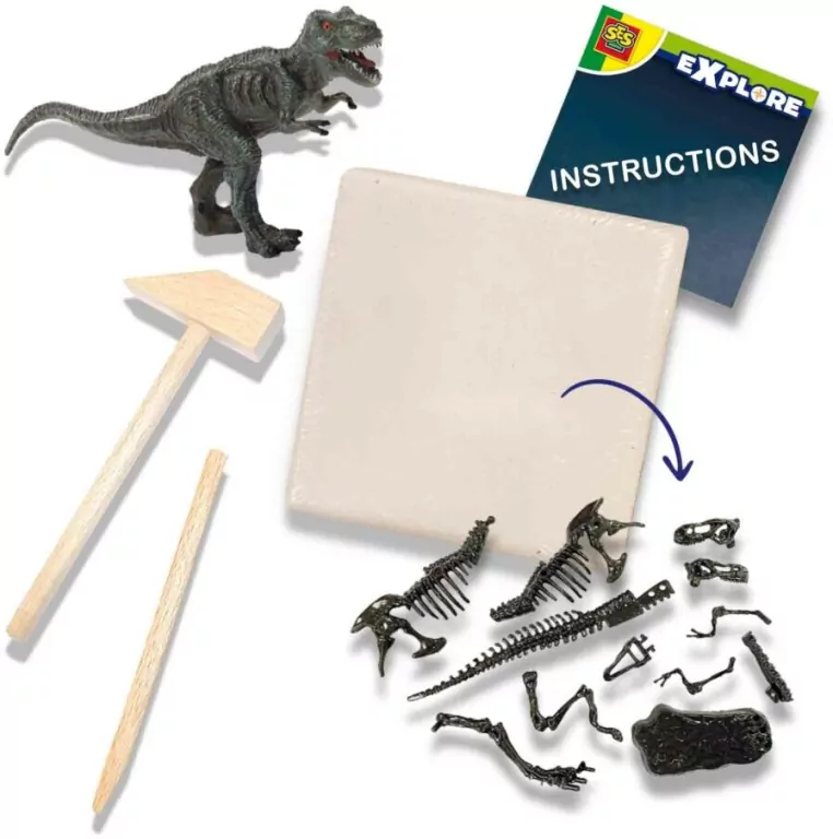 Skamielina dinozaura 2w1 T-rex - tantis.pl