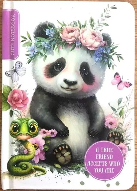Notatnik A6/64K gładki Panda FRESH - tantis.pl
