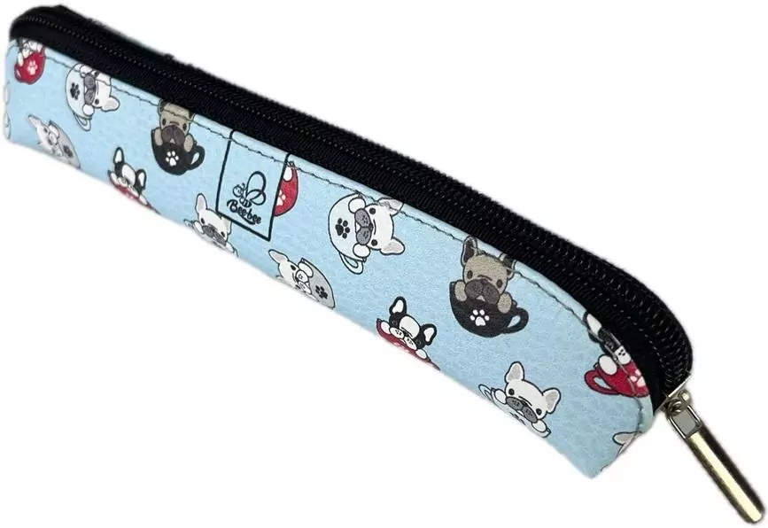 Piórnik mini Buldogi blue - tantis.pl