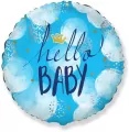 Balon foliowy Hello Baby Boy 45cm - tantis.pl