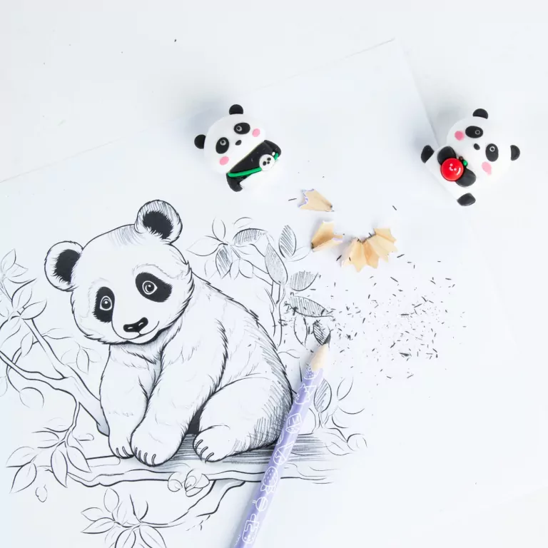 Gumka i temperówka Panda KIDEA - tantis.pl