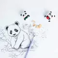 Gumka i temperówka Panda KIDEA - tantis.pl