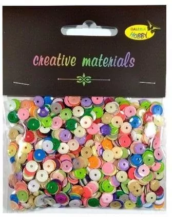 Cekiny nieprzeźroczyste 6mm 20g - tantis.pl
