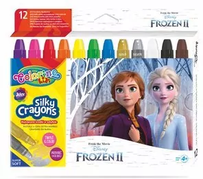Kredki żelowe wykręcane. Colorino Kids Frozen. 12 kolorów - tantis.pl