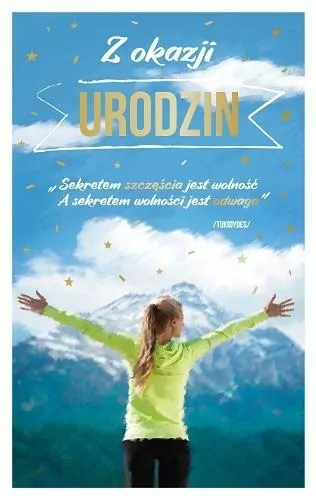 Kartka okolicznościowa. Urodziny - tantis.pl