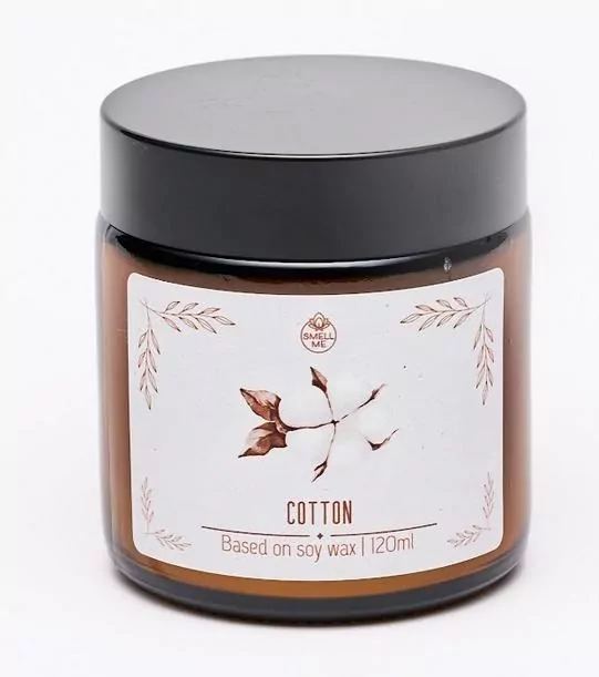 Świeczka zapachowa Cotton 120ml - tantis.pl