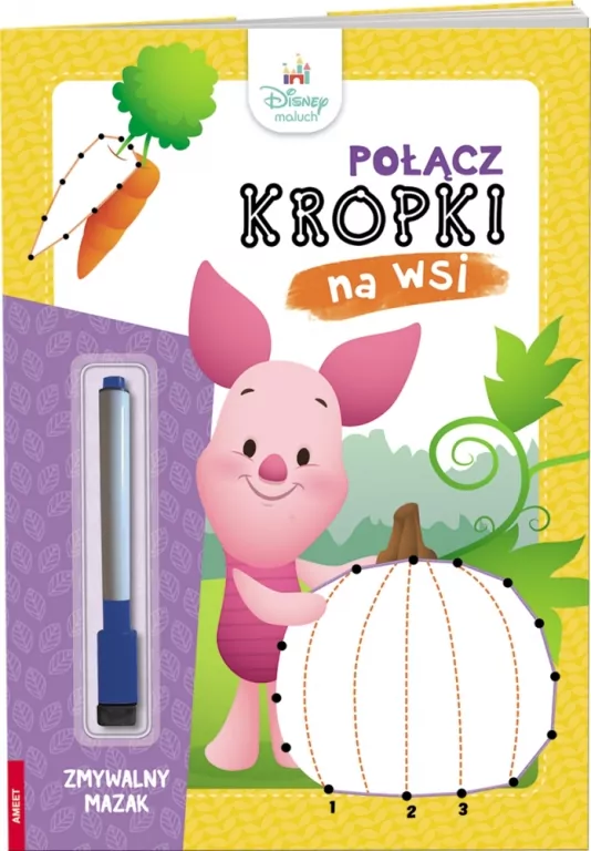 Połącz kropki. Na wsi. Disney Maluch - tantis.pl