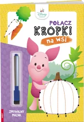 Połącz kropki. Na wsi. Disney Maluch