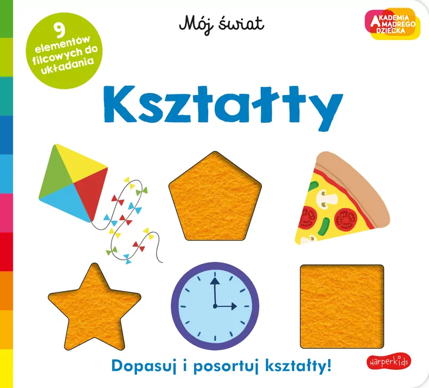 Kształty. Akademia mądrego dziecka. Mój świat - tantis.pl