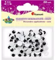 oczy 8mm czarne - tantis.pl