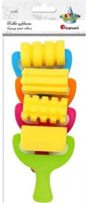 Wałki gąbkowe z fakturami