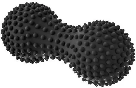 Wałek do masażu duoball czarny 15,5cm - tantis.pl
