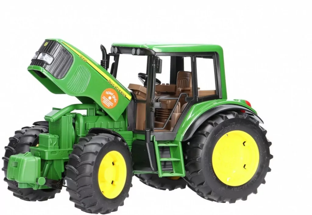 Traktor John Deere 6920 z wywrotką czerwoną - tantis.pl