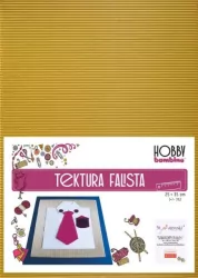 Tektura falista BAMBINO HOBBY złota/srebrna B4 25x35 10 ark.