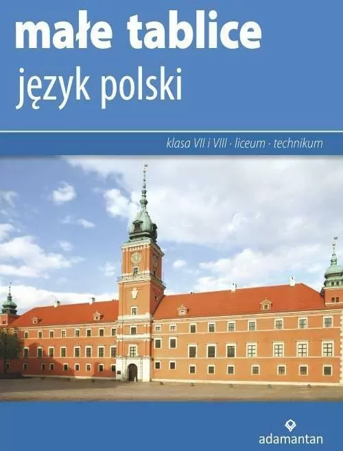 Małe tablice. Język polski w. 2019 ADAMANTAN - tantis.pl