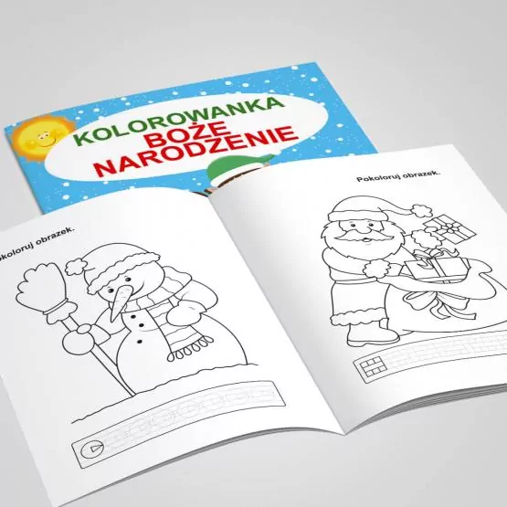 Kolorowanka. Boże Narodzenie - tantis.pl