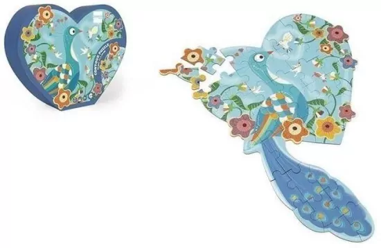 Puzzle 40 konturowe Serce