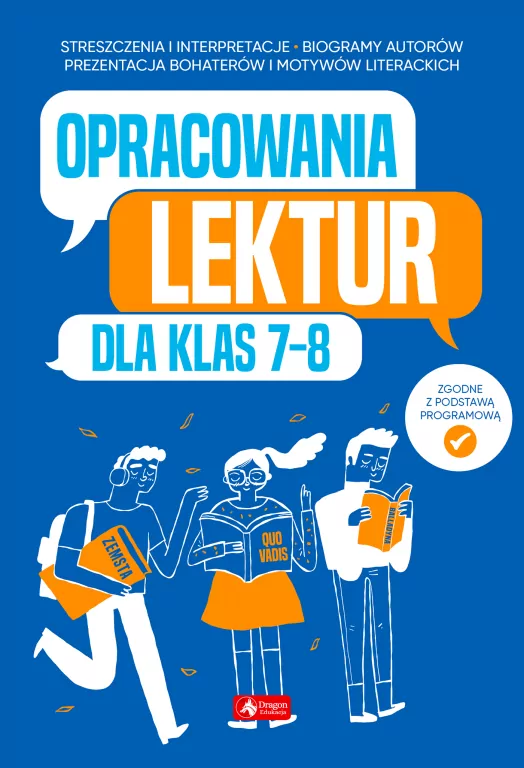 Opracowania lektur dla klas 7-8 - tantis.pl