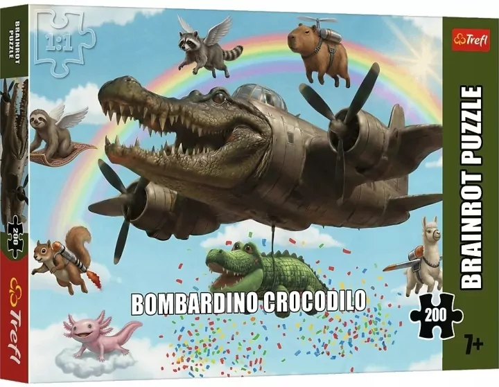 Puzzle 200 BrainRots Bombardino Crocodilo TREFL - tantis.pl