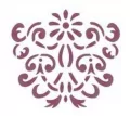 Szablon zmywalny ornament 12x15cm 0,5mm - tantis.pl