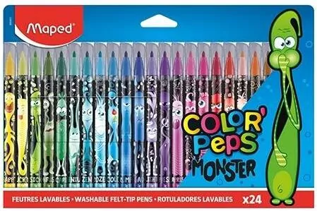 Flamastry Colorpeps Monster 24 kolory - tantis.pl