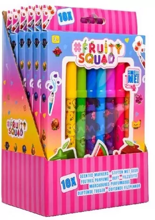 Fruitysquad. Pachnące pisaki, 10 sztuk - tantis.pl
