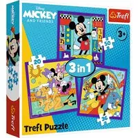 Puzzle 3w1 Miki i jego wesoła ekipa TREFL - tantis.pl