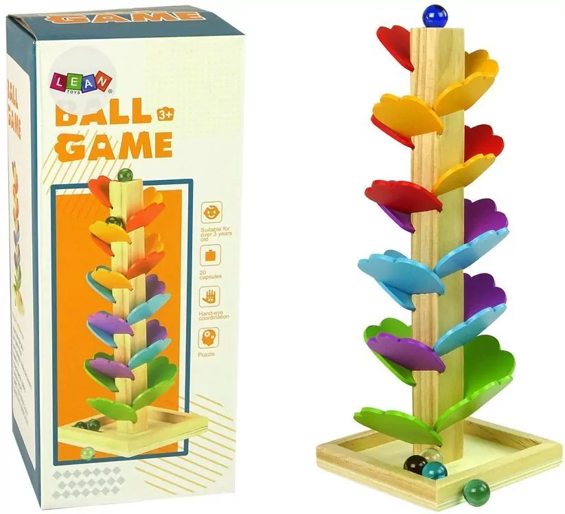 Drewniane drzewko. Tor kulkowy - tantis.pl