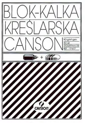 Kalka kreślarska w bloku, A3, 20 arkuszy