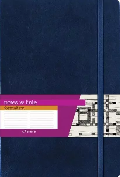 Notes A4. Linia. Formalizm. Granat - tantis.pl