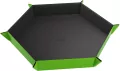 Gamegenic: Magnetic Dice Tray - Hexagonal - Black/Green - tantis.pl
