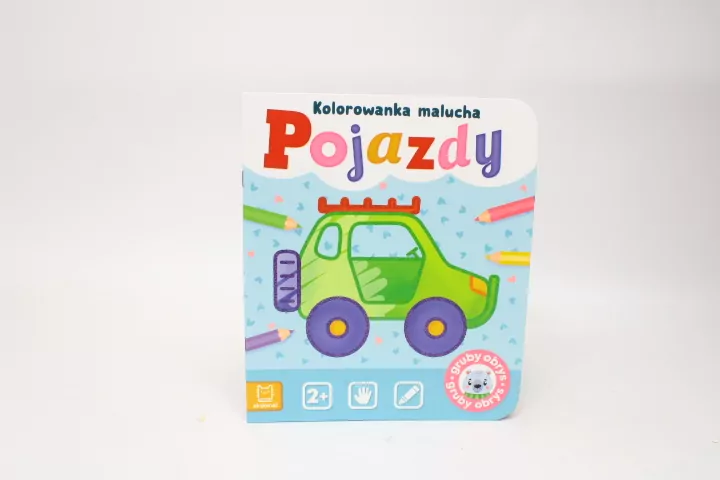 Pojazdy. Kolorowanka malucha - tantis.pl