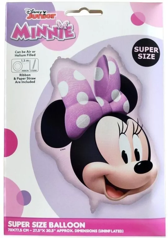 Balon foliowy Disney Minnie 70x77,5 cm - tantis.pl