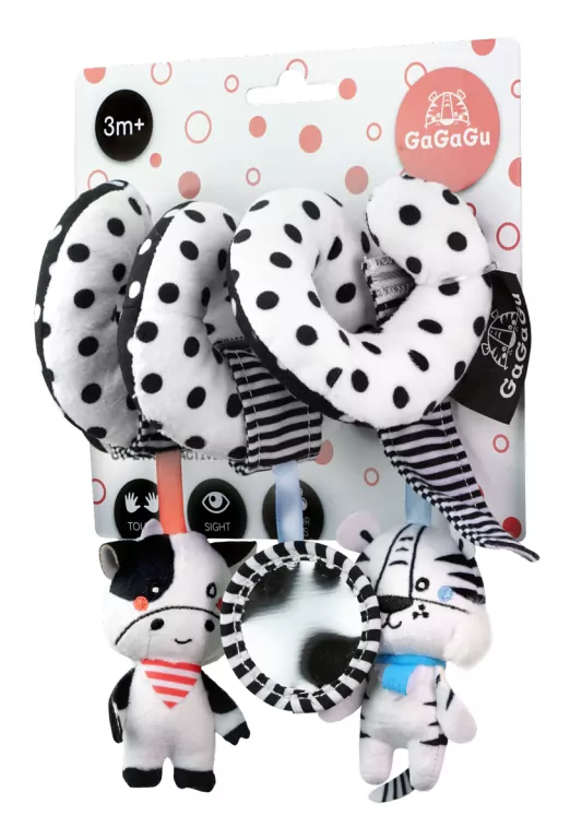 GaGaGu. Pluszowa spirala Krowa i Tygrys - tantis.pl
